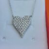 S925 Sterling Silver Heart CZ Necklace